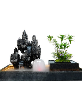 庭院大型假山循环水喷泉景观摆件
