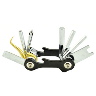 GearPro潜水工具组迷你组合工具不锈钢便携多用途八合一可刻字