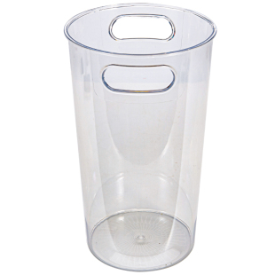 亚克力醒花桶花店专用深水特大号大口径防摔花瓶家用客厅插花法式