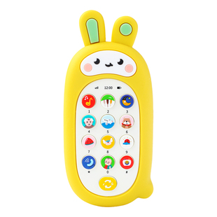 婴幼儿可啃咬手机玩具儿童早教仿真女孩1到3岁以上男宝宝电话模型