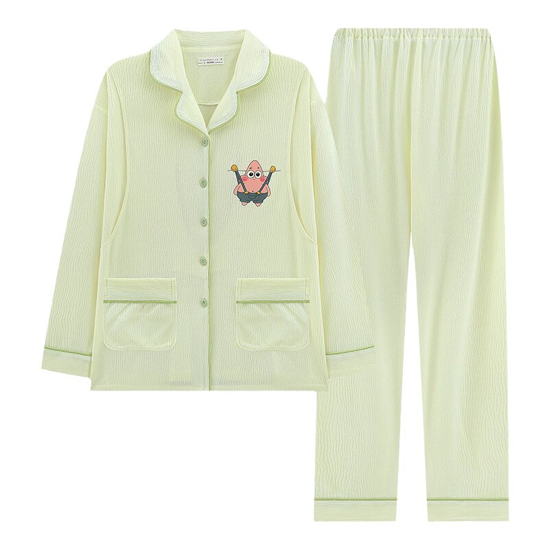 月子服夏季纯棉产后哺乳孕妇睡衣夏薄款孕晚期产妇喂奶家居服坐
