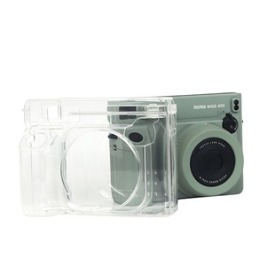 适用拍立得WIDE400保护壳instax富士WIDE300保护套EVO透明保护水晶壳硅胶相机包收纳包防摔防撞PC硬外壳配件