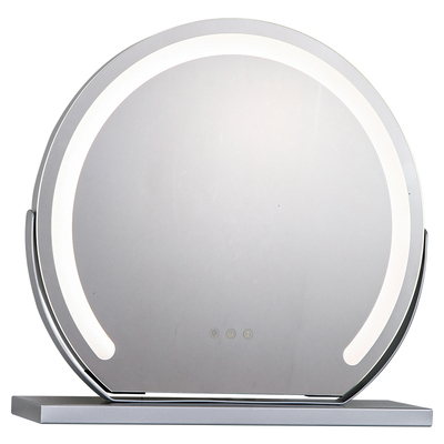 led智能化妆镜子带灯台式桌面大号旋转高清高级补光美妆简约卧室