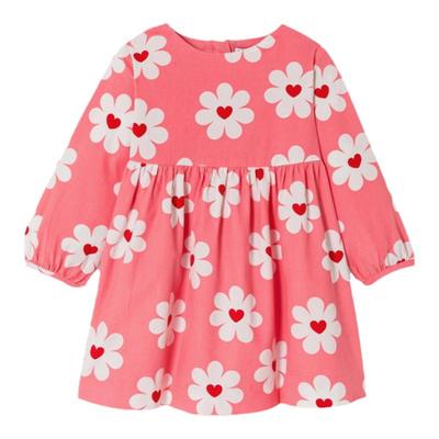 Jacadi亚卡迪法国女小童A类纯棉连衣裙女宝春款法式裙子2040494