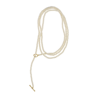 suzyacc kr长款仿珍珠多戴毛衣链2026新款轻奢气质百搭高级长项链