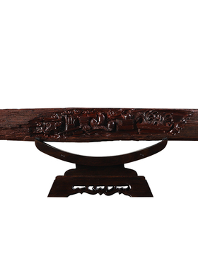 印度小叶紫檀木横财摆件天赐良财