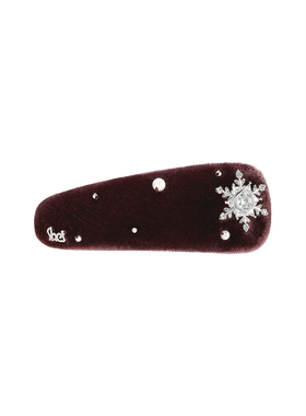 shes雪花丝绒BB夹刘海边夹