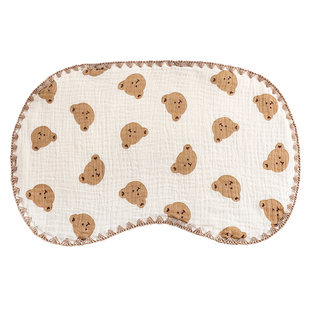 新生婴儿云片枕纯棉10层纱布透气吸汗初生宝宝枕头防吐奶枕巾春夏