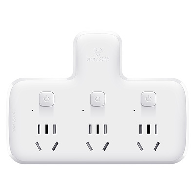 一转二三插头转换器不带线分控