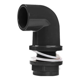 溢彩鱼缸90度弯头上下水管件水族专用UPVC出水口直角内牙接头管材