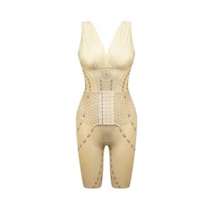 新款薄收腹塑身衣连体内衣束腰塑形显瘦加强版束身衣收胃美体正品