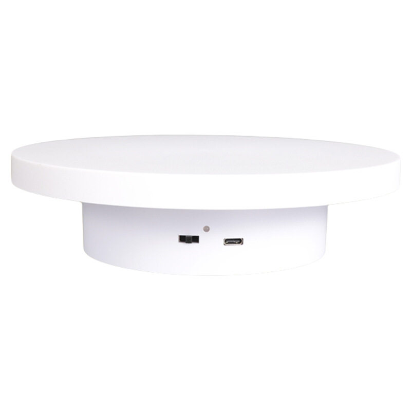 旋转展示台电动转盘全自动旋转台直播展示产品拍摄模型底座展示架