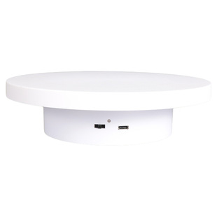 旋转展示台电动转盘全自动旋转台直播展示产品拍摄模型底座展示架