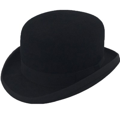 出口英国真正bowler羊毛呢圆顶帽