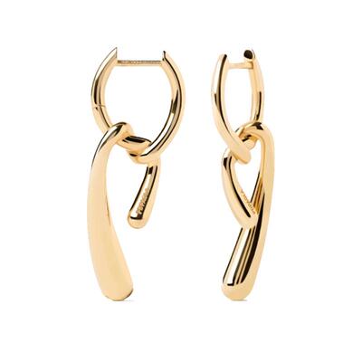 PDPAOLA925银绳结缠绕耳饰