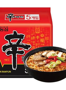 【政府直营店】韩国进口辛拉面泡