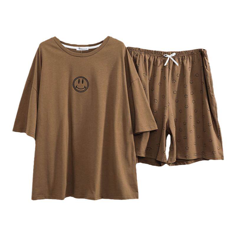 雅芷欣秀女纯棉200斤可穿睡衣
