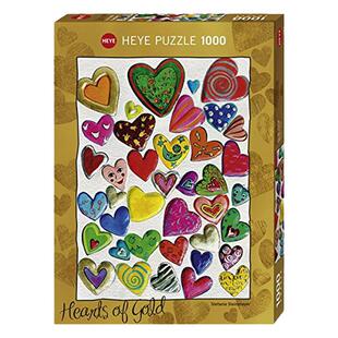 现货包邮 HEYE 德国进口益智拼图玩具29708 爱心合集1000片方盒