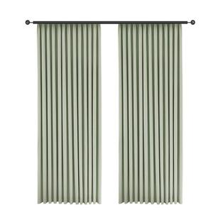 黑金雪尼尔2024新款全遮光遮阳帘窗帘卧室高级感法式客厅现代简约