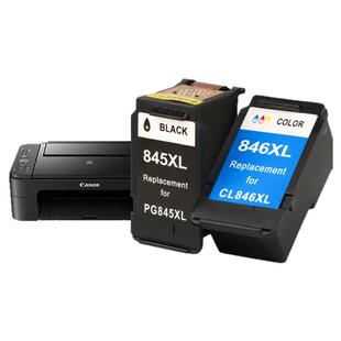 适用佳能ts3380墨盒 打印机pg845 cl846一体机墨盒 佳能mg2400 2580 3480墨盒 专用墨盒Pixma 845 846XL墨盒