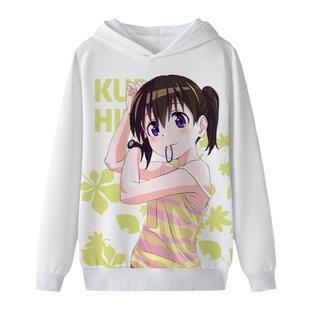 秋季向山进发雪村葵痛衣仓上日向卫衣二次元青少年外套帽衫学生装