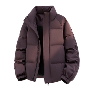 WASSUP【高充绒】90%白鸭绒立领羽绒服男冬季加厚保暖面包服外套