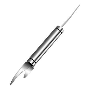 日本多功能不锈钢剔除虾线刀去虾线剥虾开肠剖鸡鸭肠鱼肚挑鱼肠器