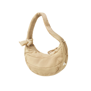 livebox冬天慵懒风斜挎包包云朵包大容量饺子女白色通勤休闲背包