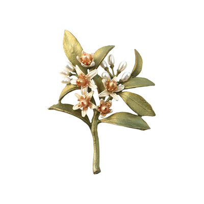 复古珍珠礼物别针设计感