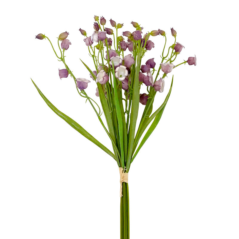 风铃花桌面摆花吊钟花仿真软胶花