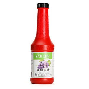 沙布列葡萄果酱果泥1.2kg 含果肉紫葡萄淋酱烘焙奶茶餐饮果汁原料