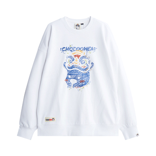 HEA x i.t:CHOCOOLATE联名国潮醒狮圆领卫衣男女同款情侣宽松新款