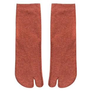 女士两指袜二趾袜日本木屐袜春秋中筒袜棉袜五指高筒可爱分趾袜子