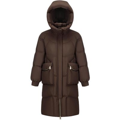 波司登黑金系列羽绒服可脱卸帽