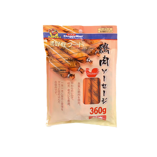 Doggyman多格漫狗零食火腿肠香肠犬训练小食牛肉鸡肉肠20支360克