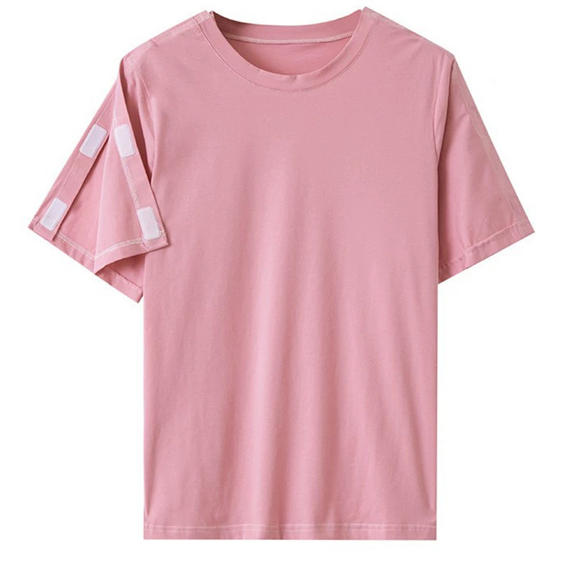 全棉病人手臂腿骨折卧床护理服易穿脱病号服康复服短袖T恤七分裤