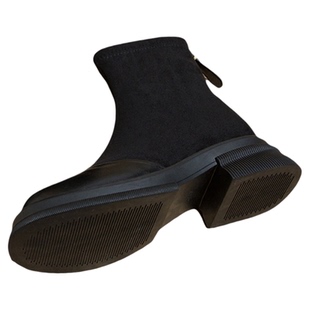 真皮瘦瘦靴子女2025新款爆款袜靴巨好看小短靴秋冬欧货洋气小踝靴