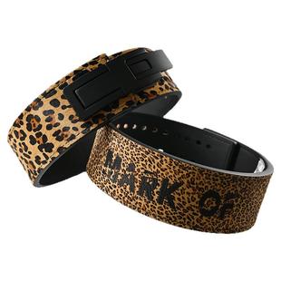 ApexWars头层牛皮力量举腰带等宽快扣杠杆扣健身护腰深蹲硬拉豹纹