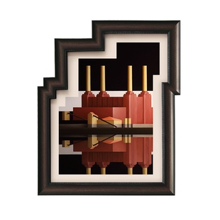 加安加丽欧式小众复古装饰画客厅餐厅玄关轻奢竖版挂画艺术沙发