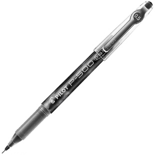 日本PILOT/百乐P500/P700中性笔水笔0.5mm学生考试笔刷题专用金标系列拔帽式签字笔黑红蓝官方官网正品日系