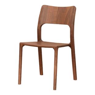 岚山椅北美黑胡桃木餐椅全实木椅子家用现代简约书桌椅休闲靠背椅