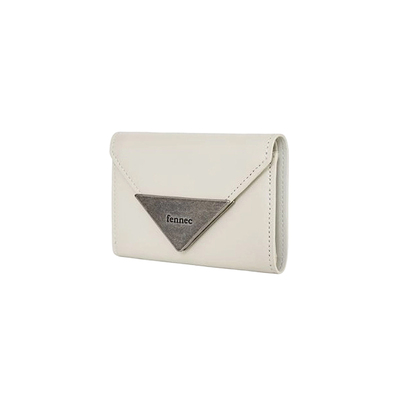 FENNEC MATT TRIANGLE WALLET - CREAM MUSINSA韩国官网直邮进口