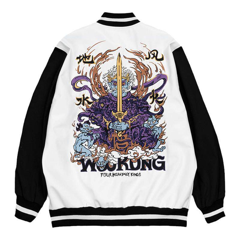 wookong悟空增长天王刺绣棒球服
