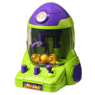 迷你抓娃娃机小型家用夹公仔机小号恐龙网红抓球机女孩儿童玩具