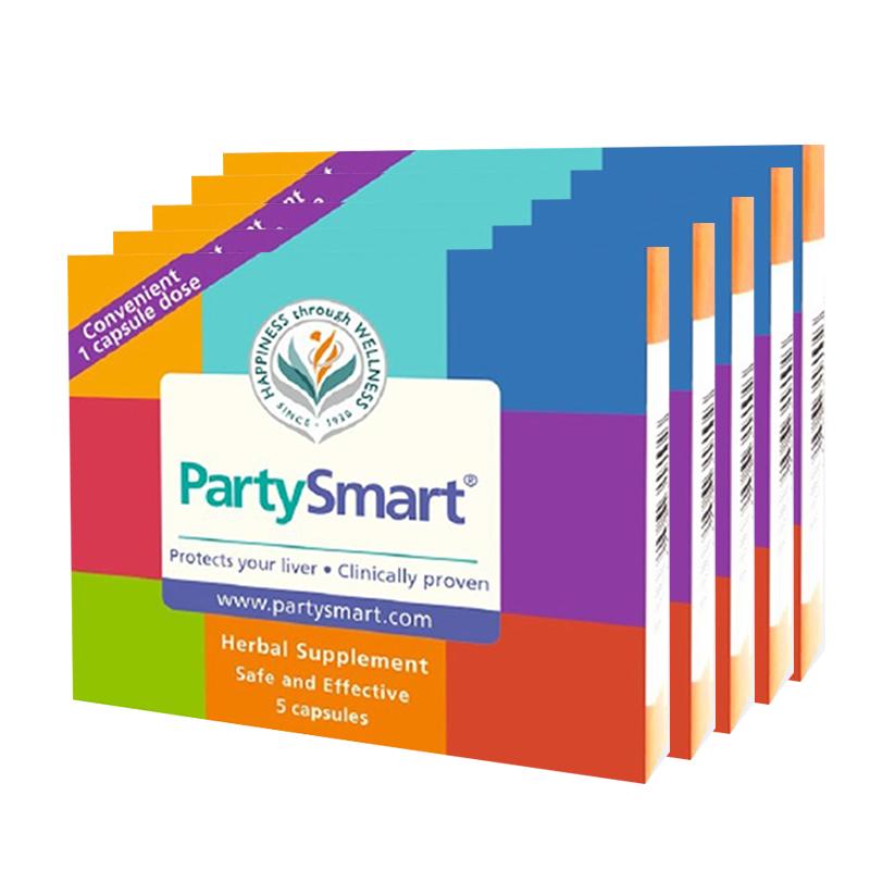 【5盒】PartySmart解酒药片喝酒前不醉神器