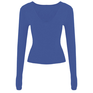 WellD  柔雾T-小蛮腰超弹超柔修身磨毛感打底圆领/U领T恤基础百搭