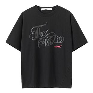 【程潇同款】VWL字母logo印花t恤夏新款短袖宽松男女同款潮牌爆款