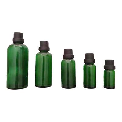 精油瓶分装瓶绿色大头盖5-100ml