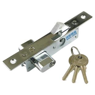 5586勾舌铝合金大门锁推拉门移门锁 有框玻璃门地锁钩锁锁芯锁头