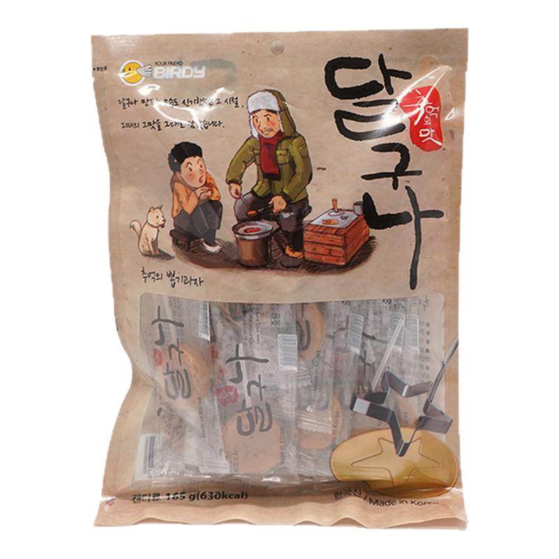 帕克大叔韩国心形棒棒糖焦糖麦芽糖怀旧零食儿童休闲糖果8090回忆